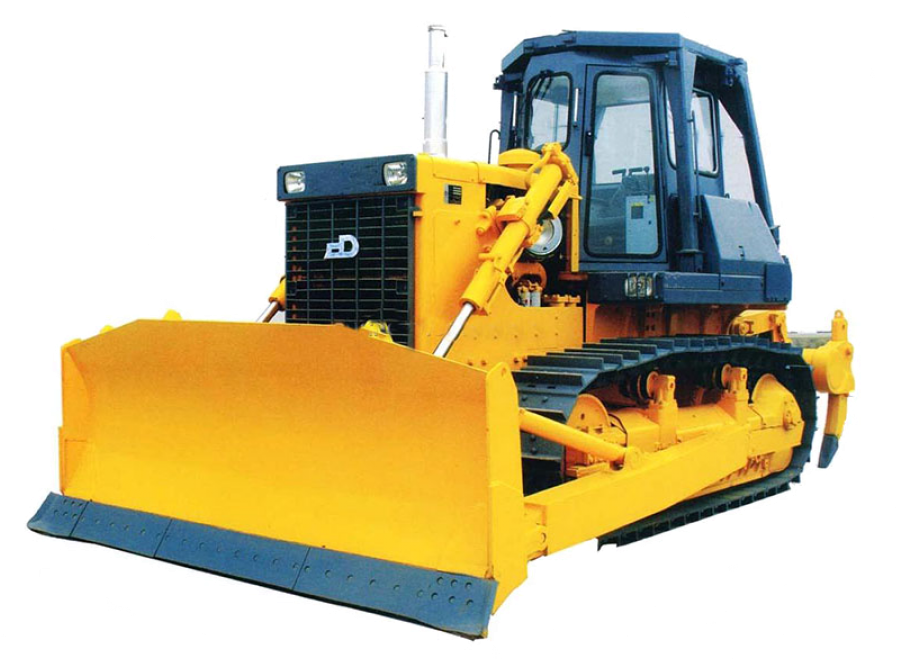 Yellow Construction Bulldozer PNG Image