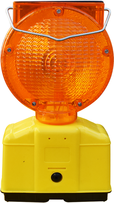 Yellow Construction Warning Light.png PNG Image