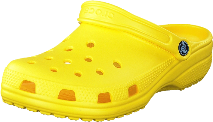 Yellow Croc Single Side View PNG Image