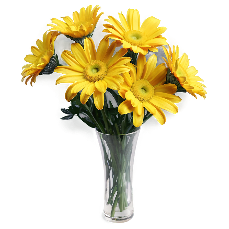 Yellow Daisy Floral Arrangement Png 06292024 PNG Image