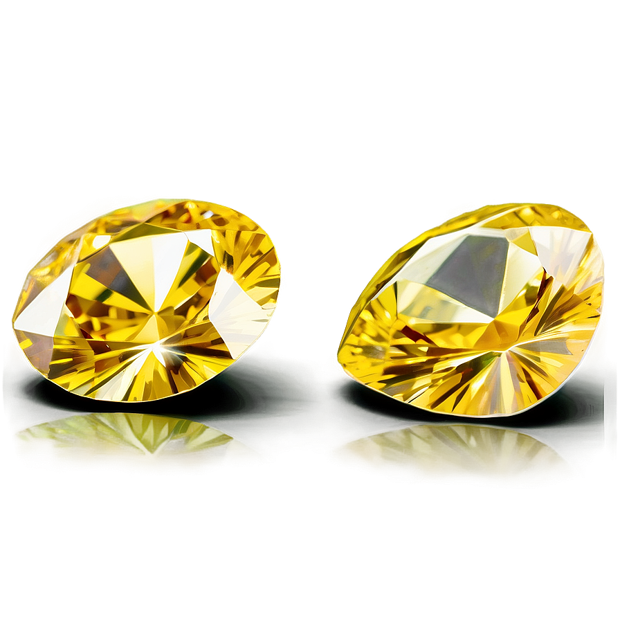 Yellow Diamond In Golden Light Png Nqr PNG Image