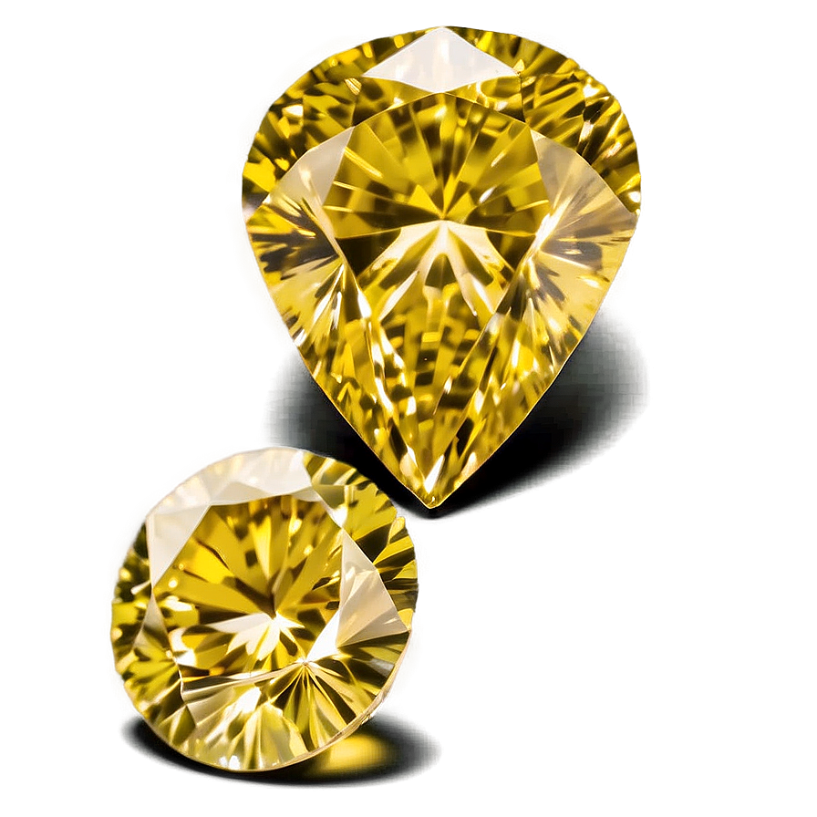 Yellow Diamond In Natural Light Png 54 PNG Image