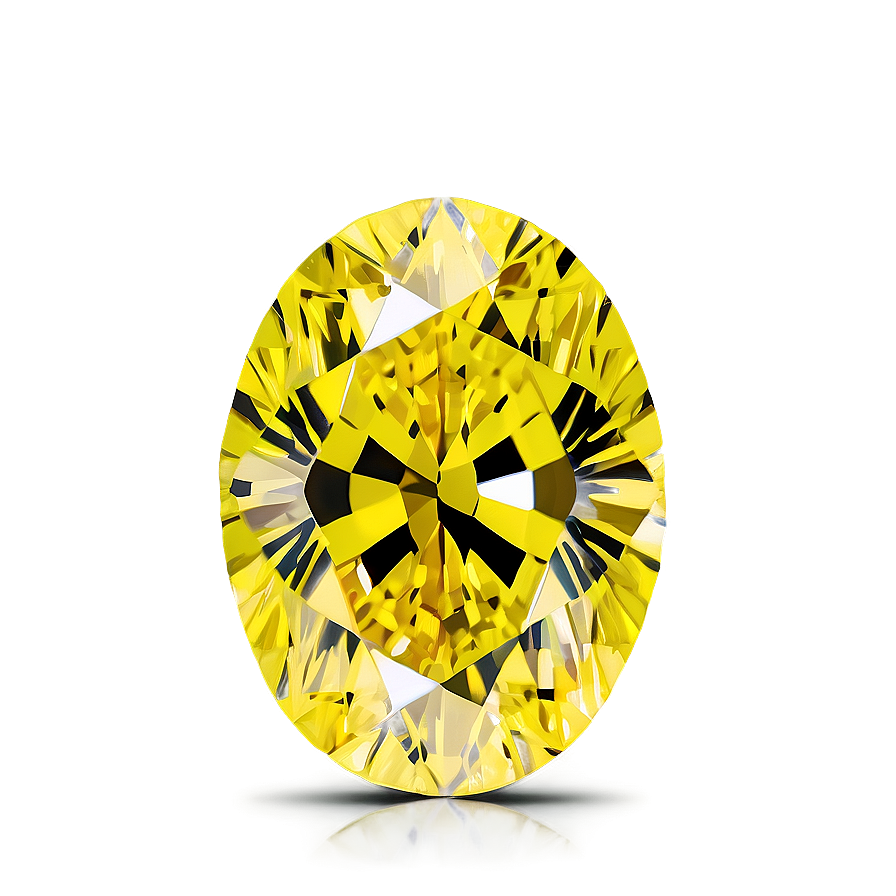 Yellow Diamond Solitaire Png 06292024 PNG Image