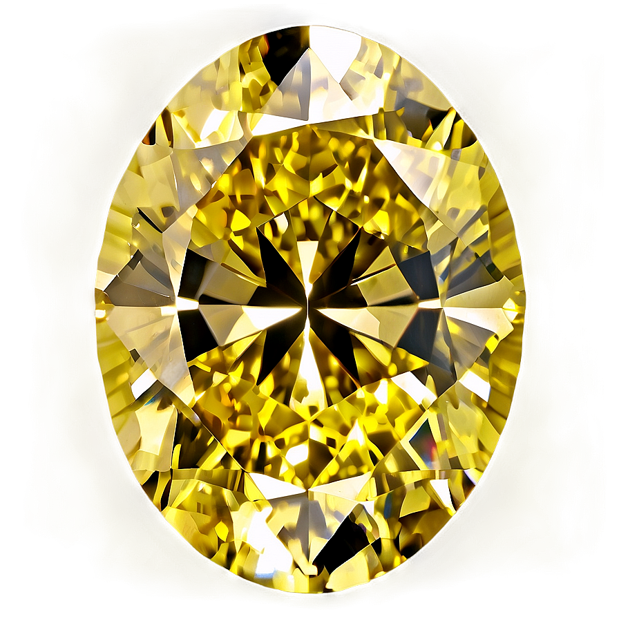 Yellow Diamond With Glow Effect Png Yfe52 PNG Image