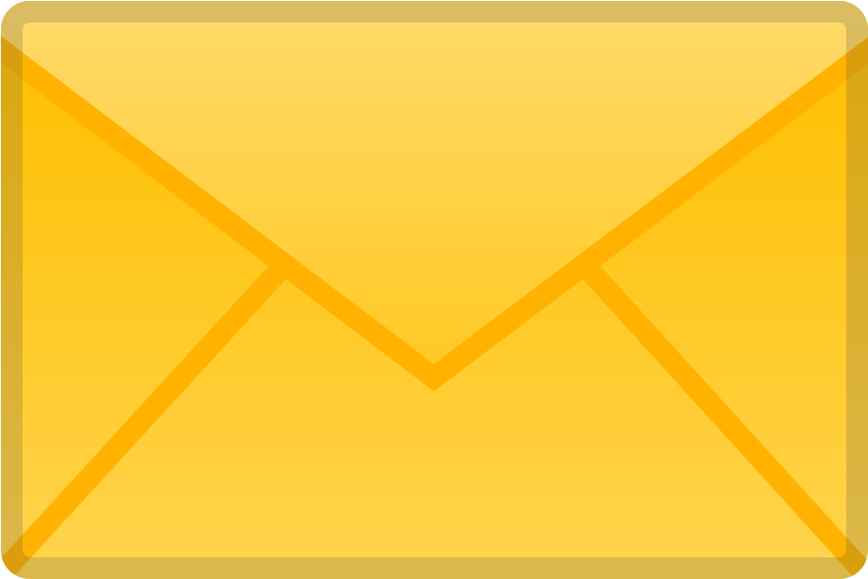 Yellow Envelope Icon PNG Image