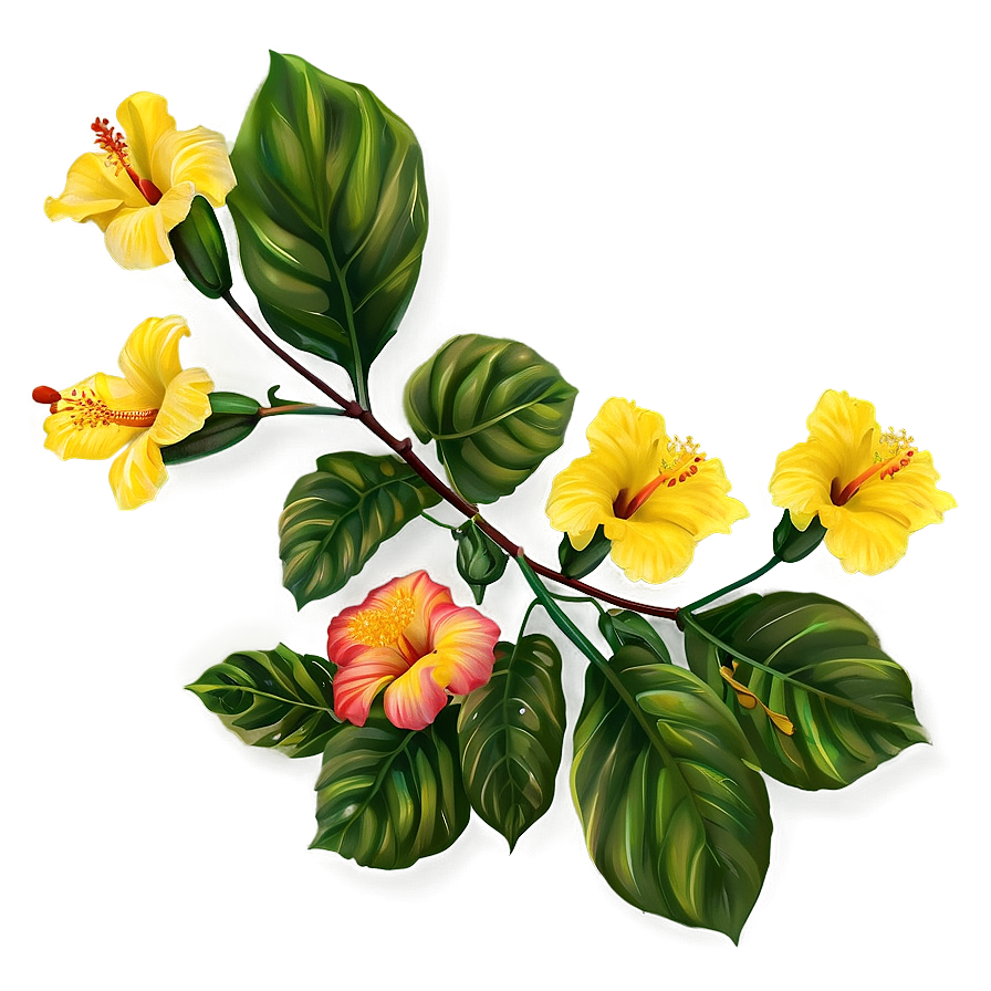 Yellow Hibiscus Png Nnr68 PNG Image