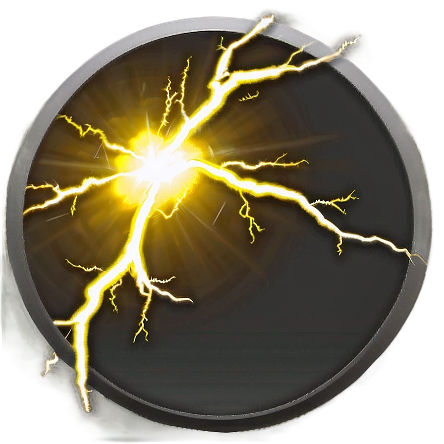 Yellow Lightning Beam Png Cti3 PNG Image