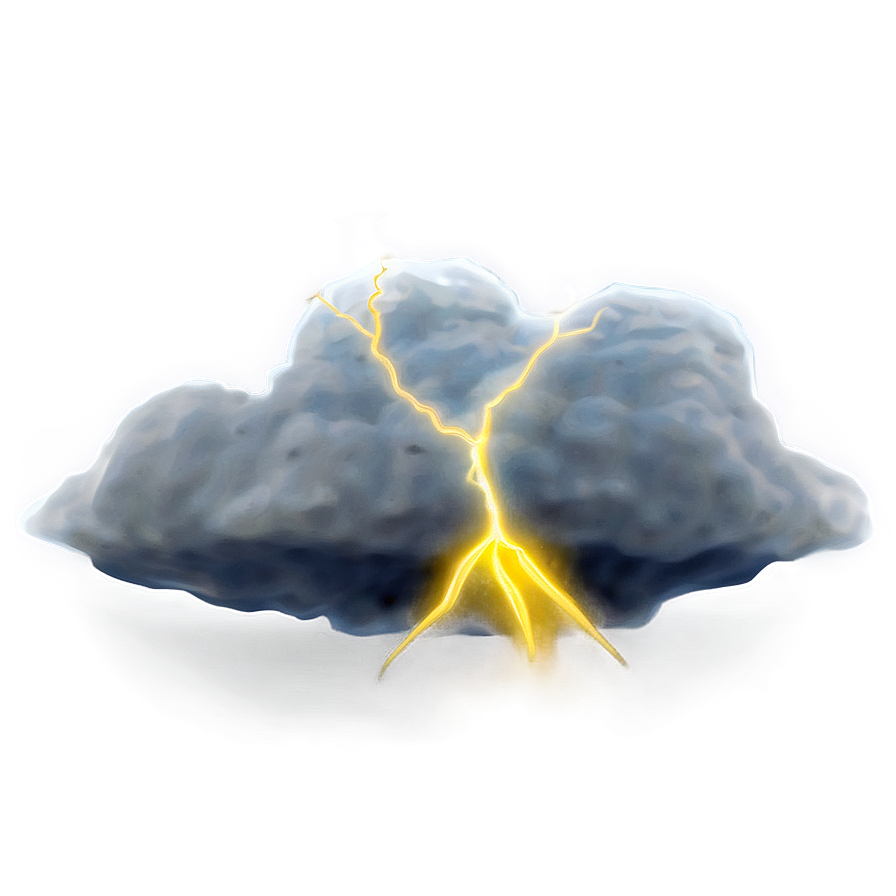 Yellow Lightning Storm Png 97 PNG Image