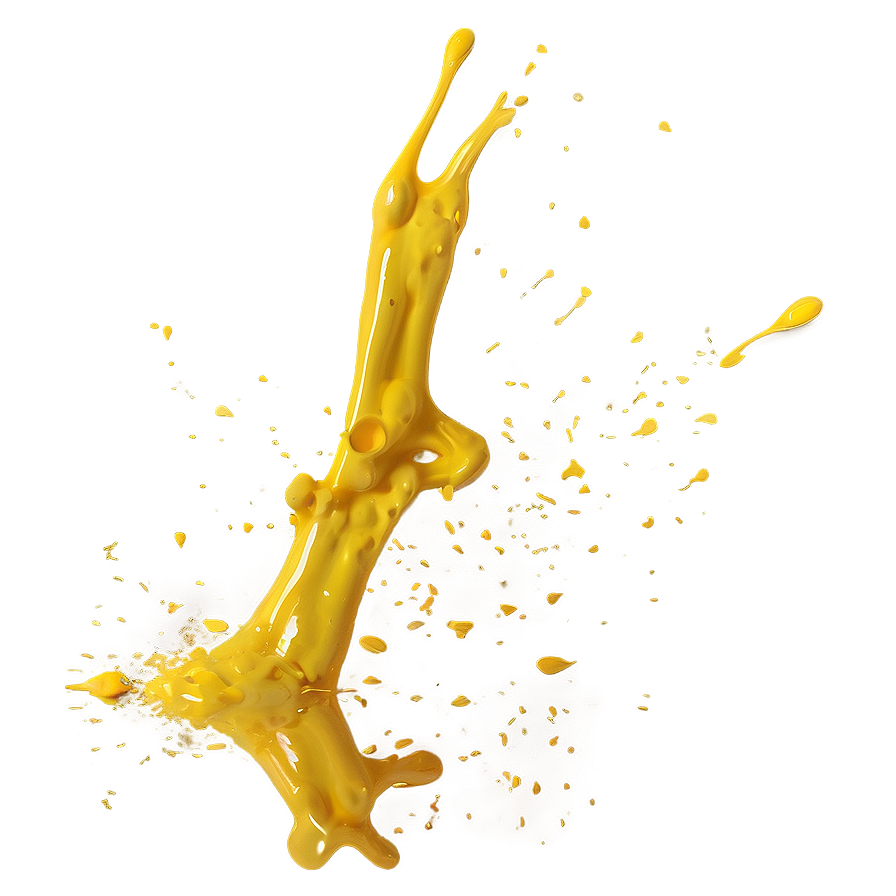 Yellow Paint Splatter Png 97 PNG Image