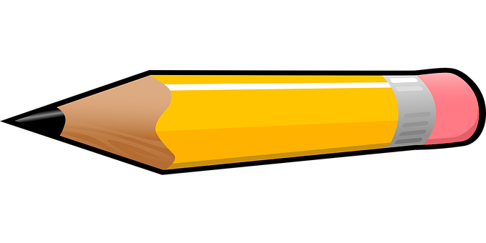 Yellow Pencil Graphic PNG Image