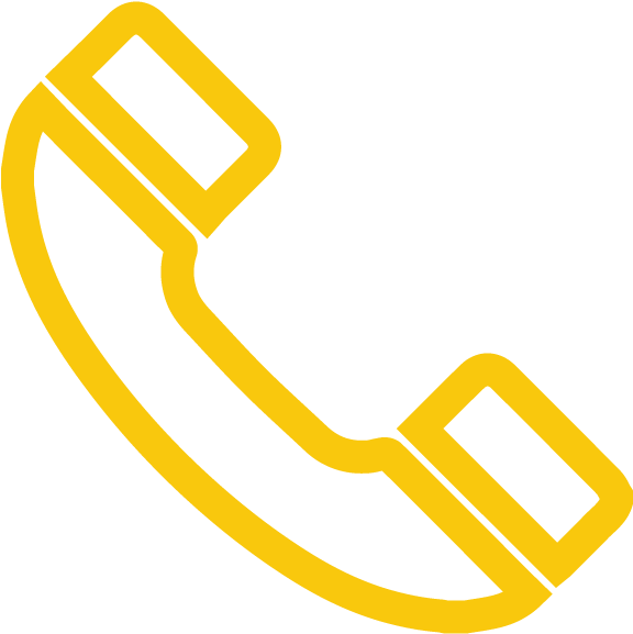 Yellow Phone Receiver Clipart PNG Image