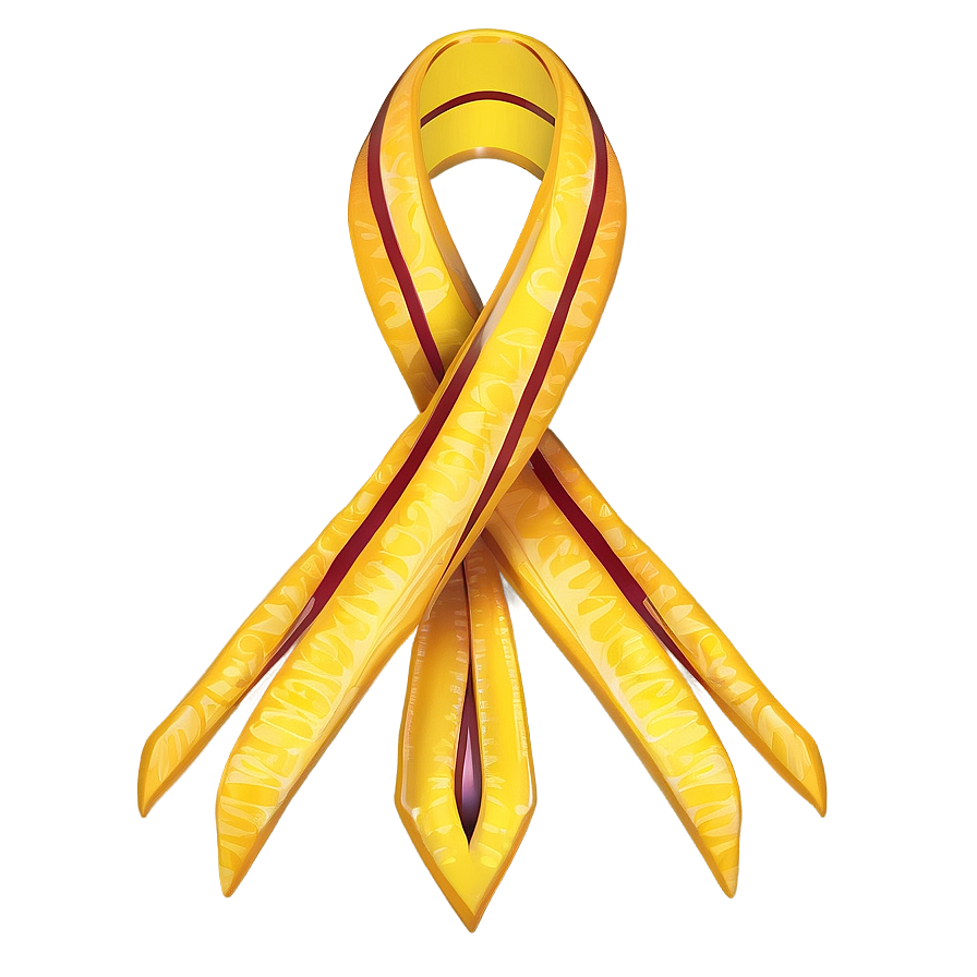 Yellow Ribbon Tails Png Jnj89 PNG Image