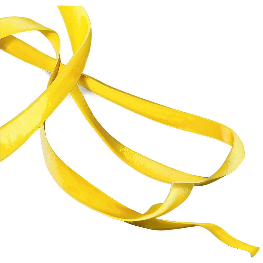 Yellow Ribbon Wave Png 11 PNG Image