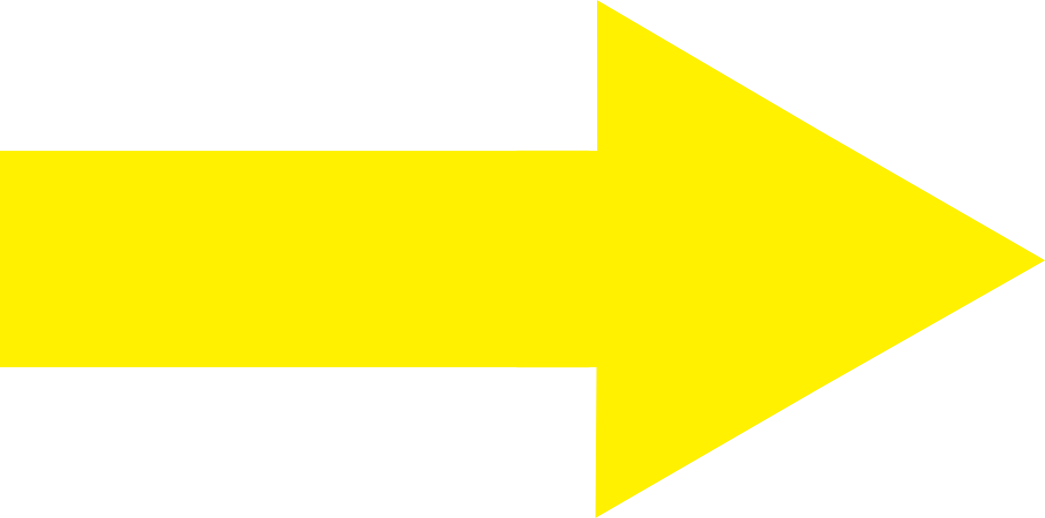 Yellow Right Arrowon Gray Background PNG Image