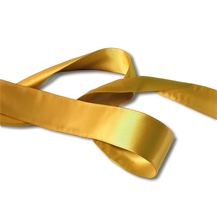 Yellow Silk Ribbon Png Uqr38 PNG Image