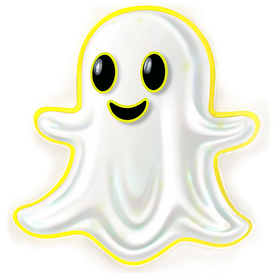 Yellow Snapchat Ghost Png Afd PNG Image