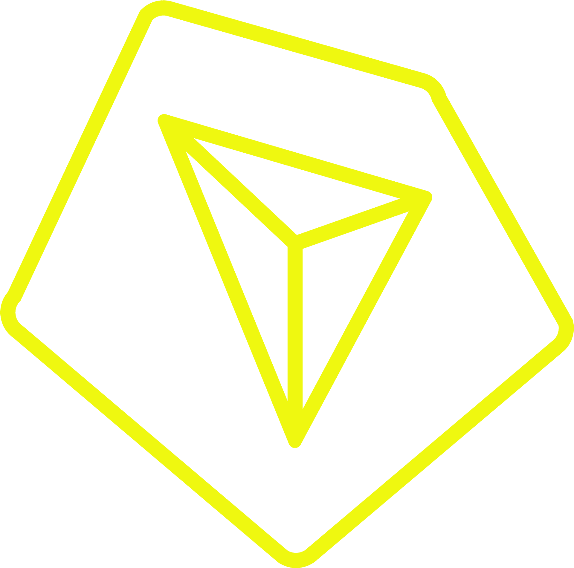 Yellow Triforce Symbol Graphic PNG Image