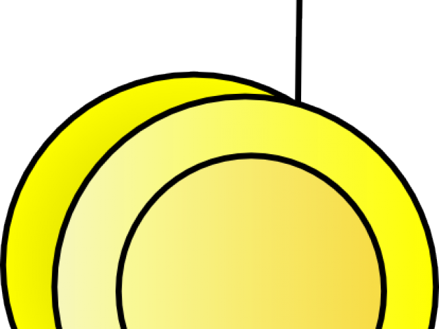 Yellow Yoyo Cartoon Illustration PNG Image