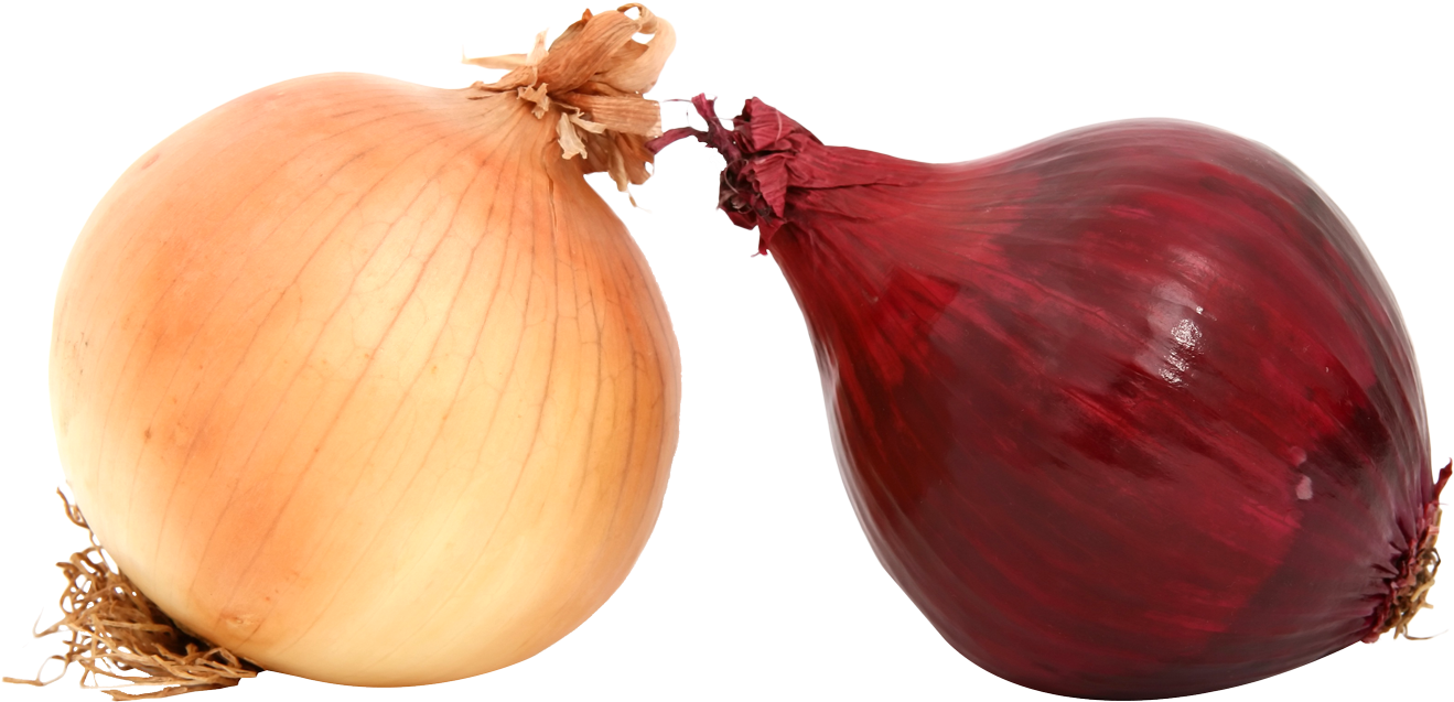 Yellowand Red Onions PNG Image