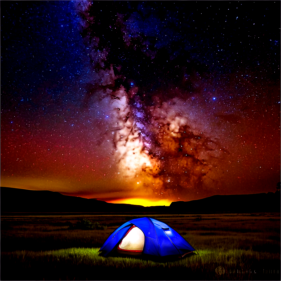 Yellowstone Camping Night Png Pjj4 PNG Image