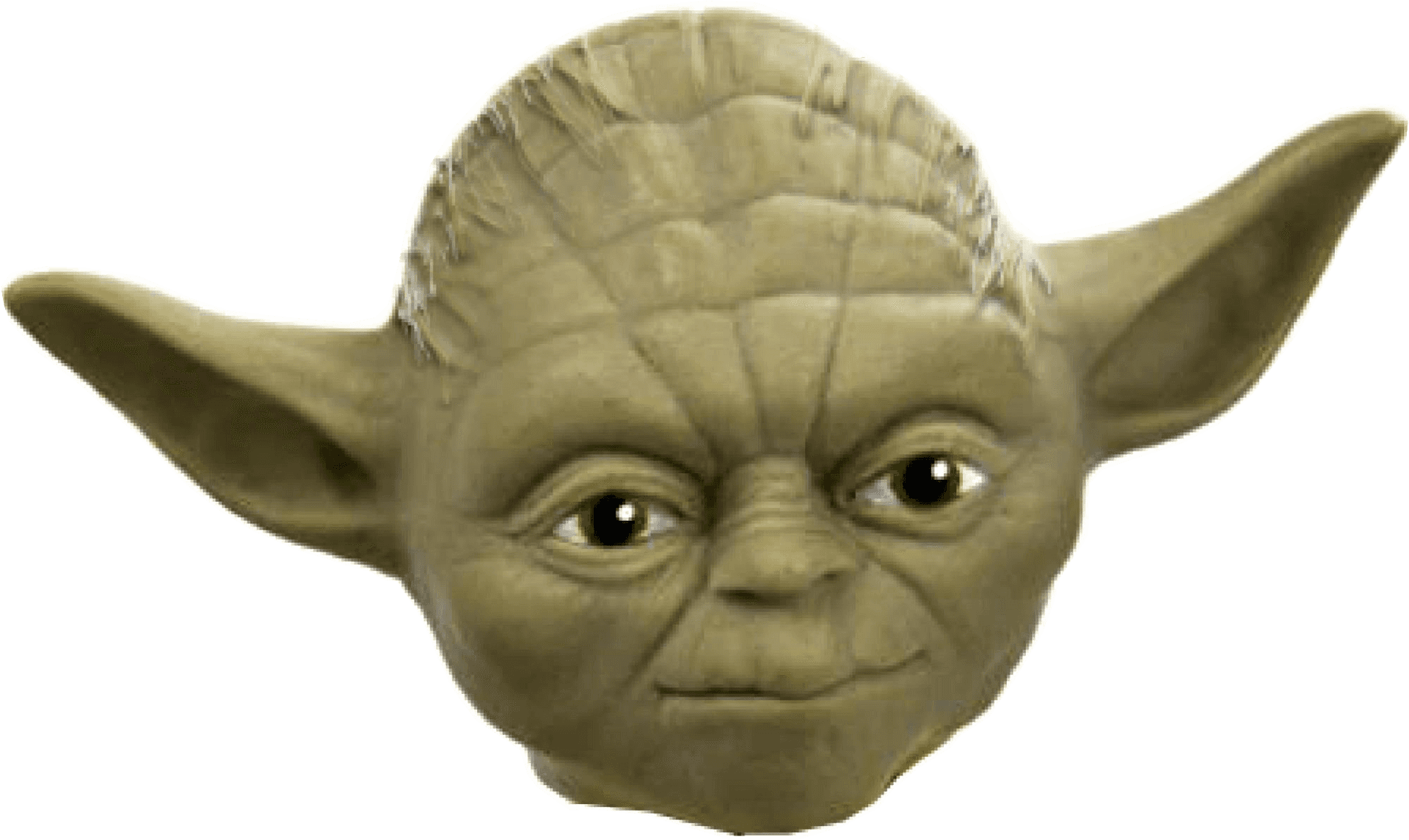 Yoda Head Portrait PNG Image