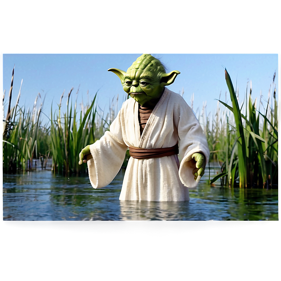 Yoda In Swamp Png Xfb21 PNG Image