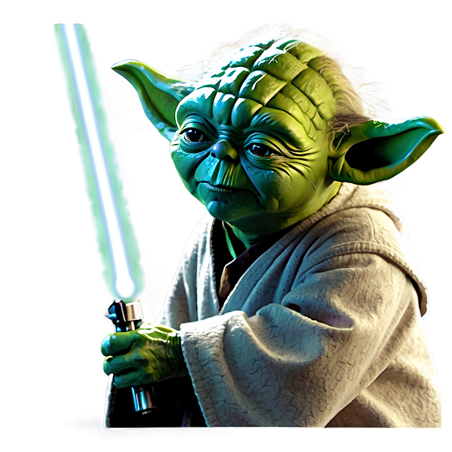 Yoda Movie Poster Art Png Arj PNG Image