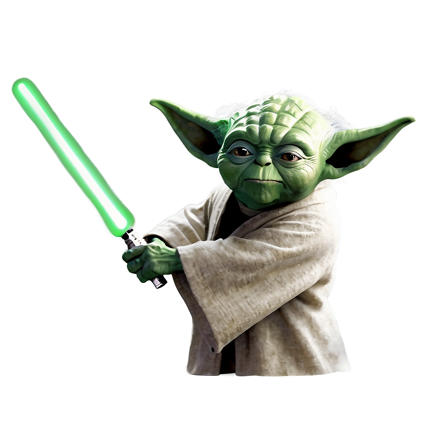 Yoda Powerful Stance Png Jbw PNG Image