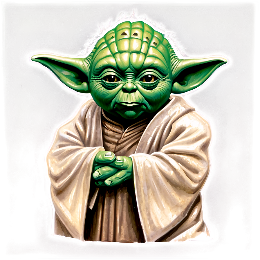 Yoda Vintage Art Png 28 PNG Image