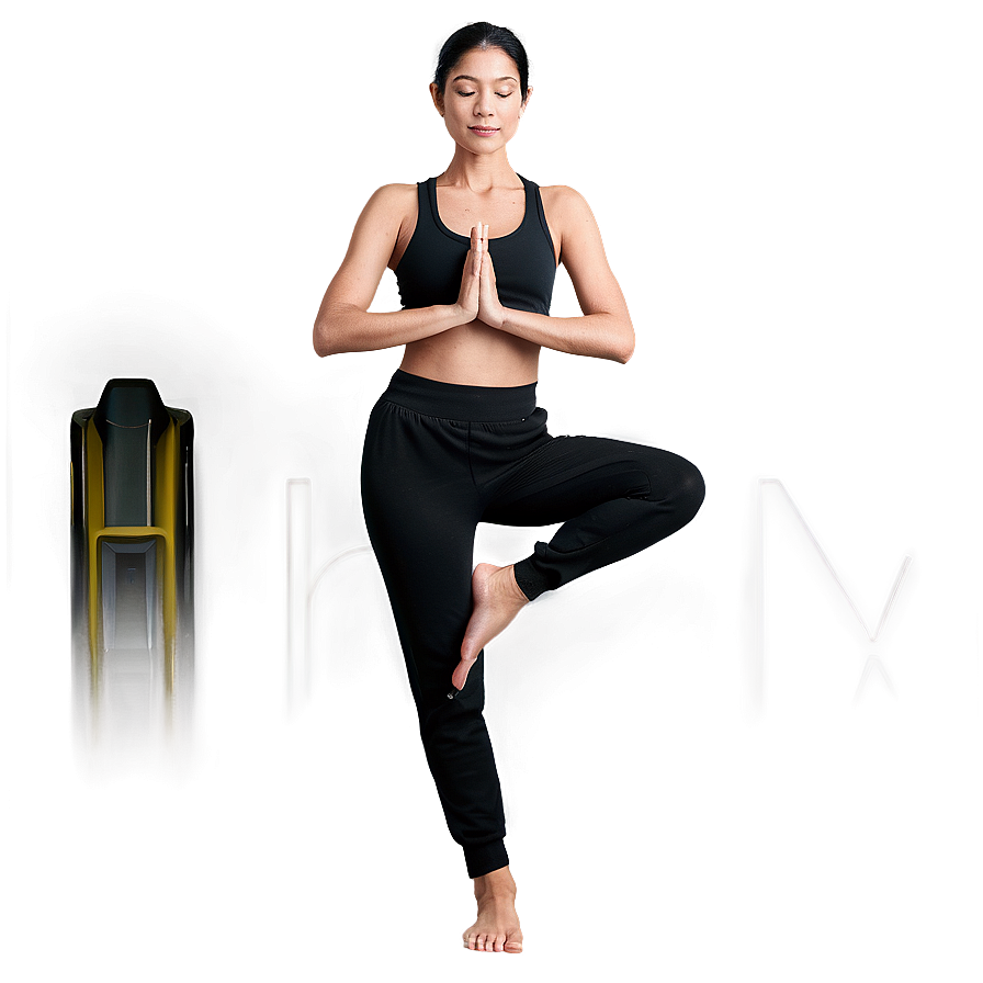 Yoga Black Sweatpants Png Ybq87 PNG Image