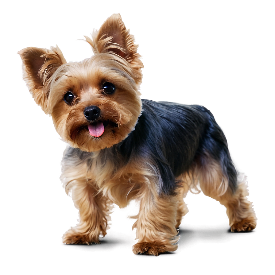 Yorkie In Action Png Dpk PNG Image