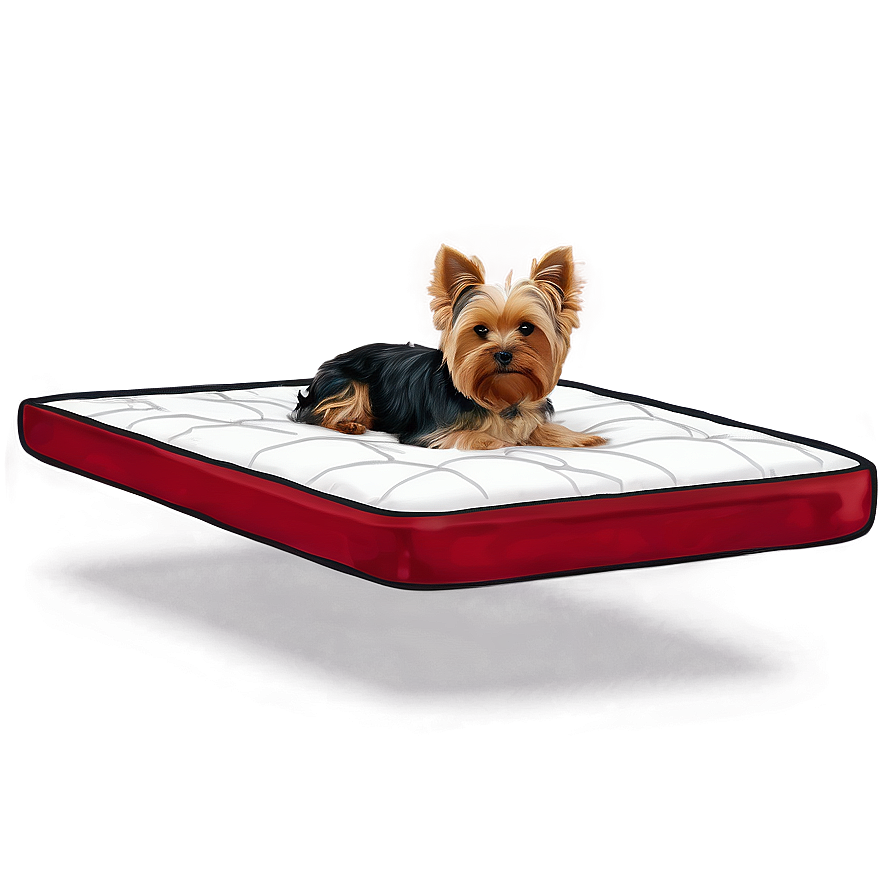 Yorkie In Bed Png Rty PNG Image