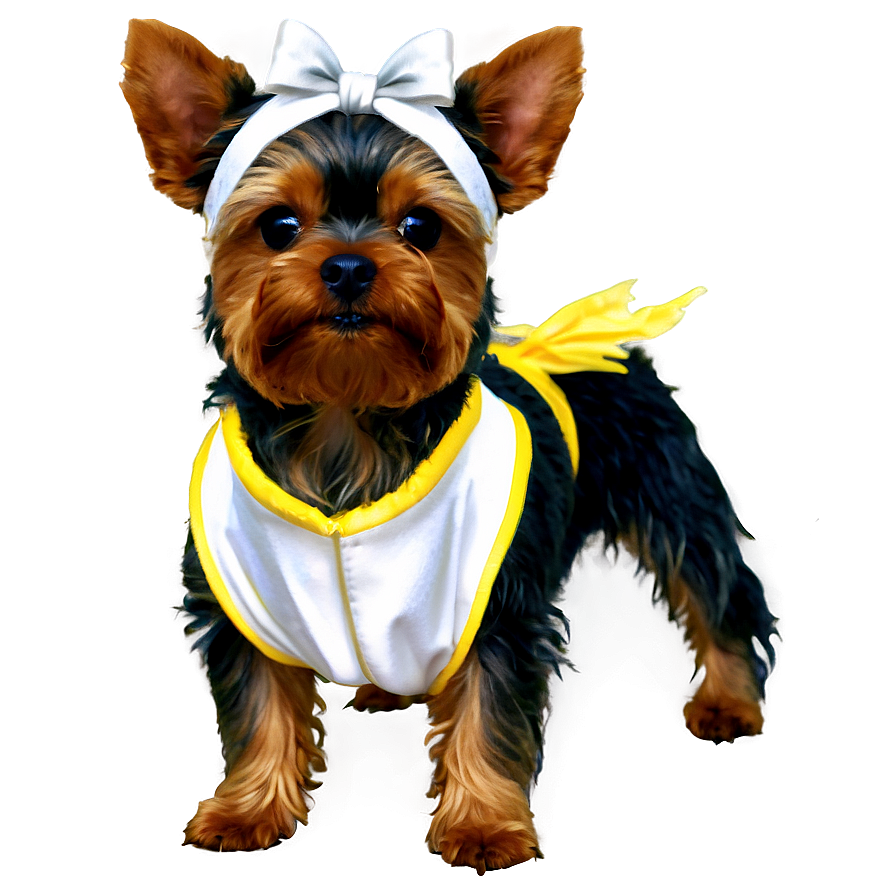 Yorkie In Costume Png 06242024 PNG Image