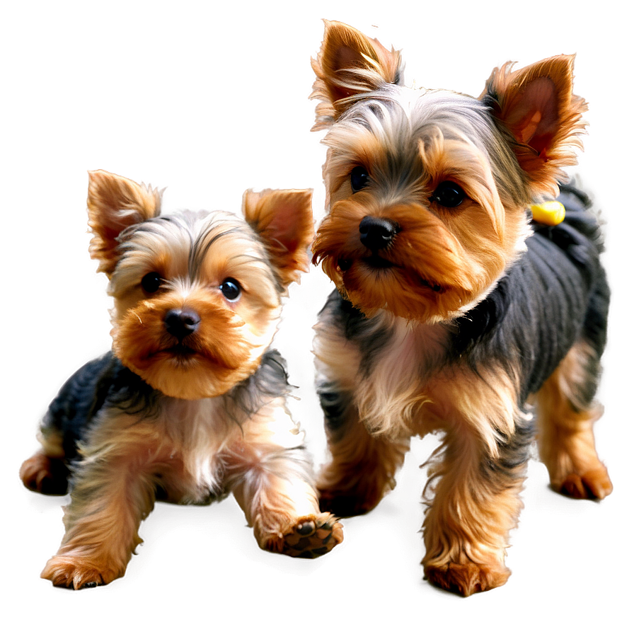 Yorkie With Puppies Png Nwc PNG Image