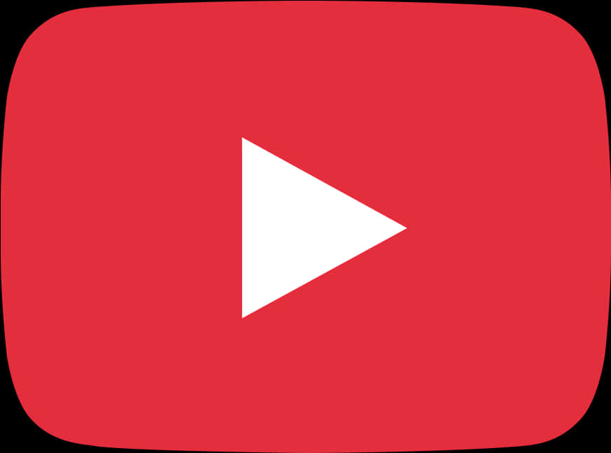 You Tube Logo Red Background PNG Image