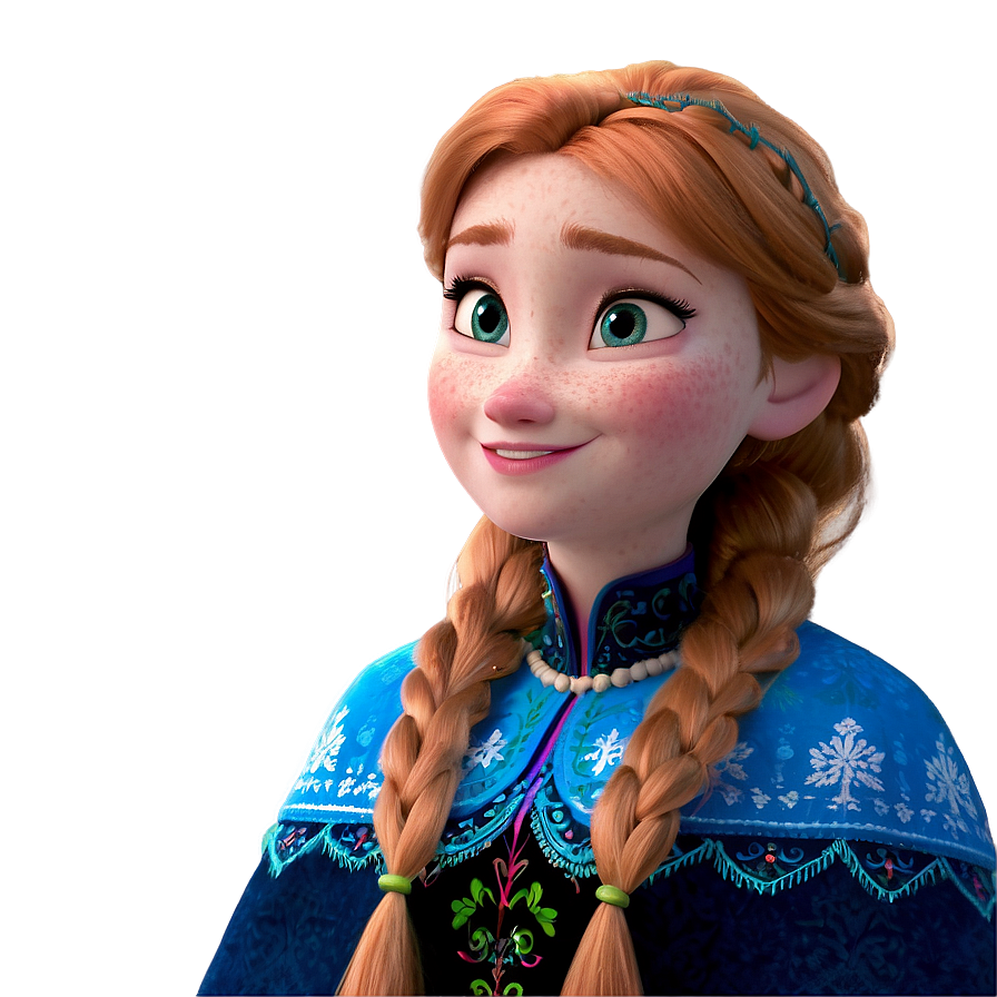 Young Anna Frozen Png Saf78 PNG Image