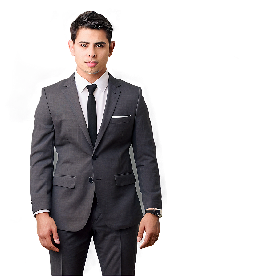 Young Man In Suit Png Ijs PNG Image