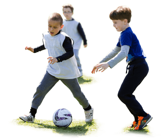 Youth Soccer Playtime PNG Image