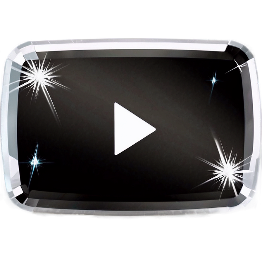 Youtube Diamond Play Button Png 40 PNG Image