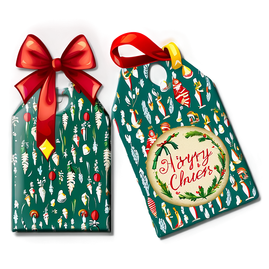 Yuletide Cheer Gift Tag Png 56 PNG Image