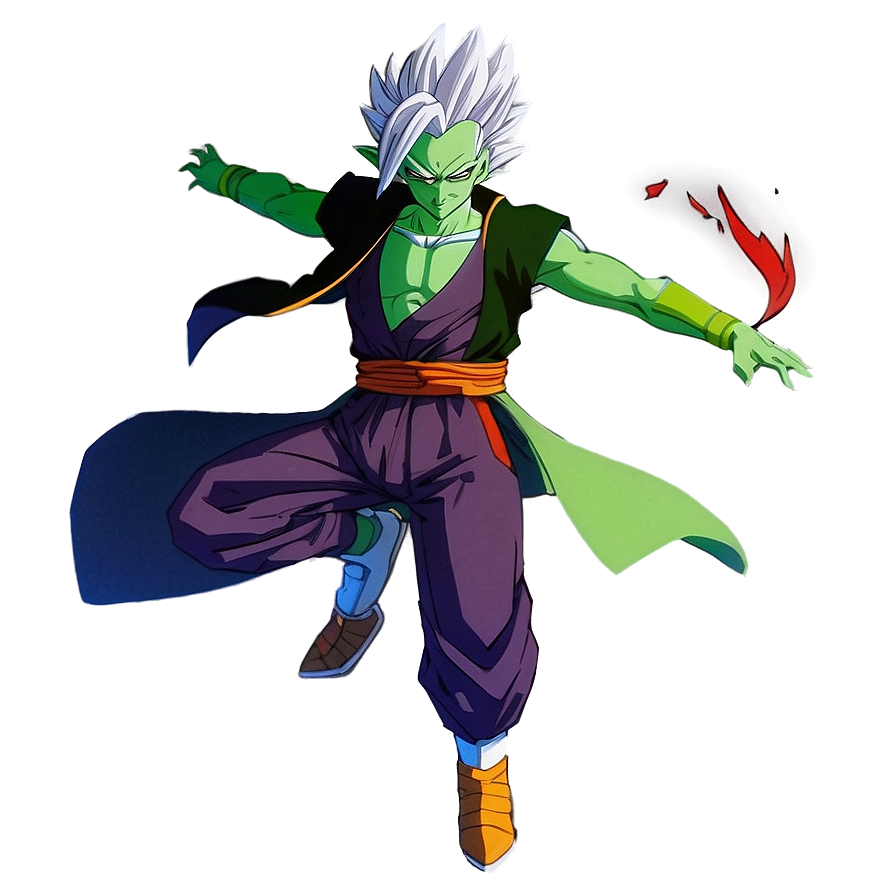 Zamasu Split Personality Art Png 24 PNG Image