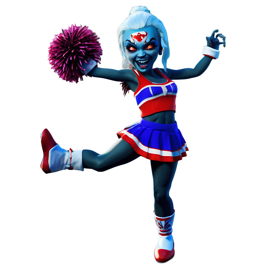 Zed Disney Zombies Cheerleader Dance Png 06282024 PNG Image