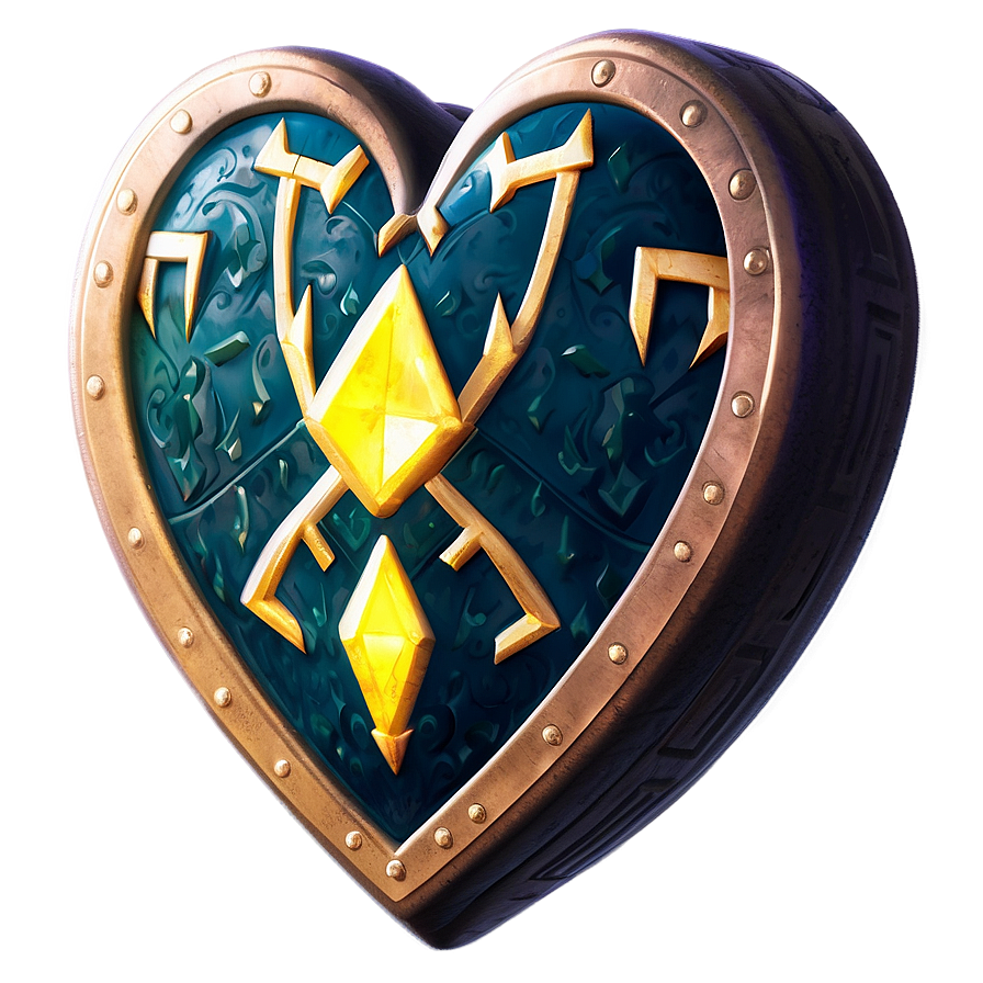 Zelda Heart Container Design Png 06262024 PNG Image