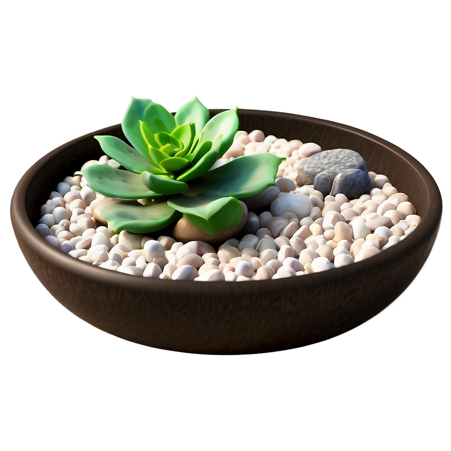 Zen Garden Succulents Png 06212024 PNG Image