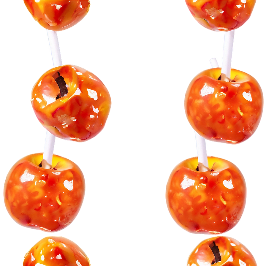 Zesty Orange Candy Apple Png Cys PNG Image