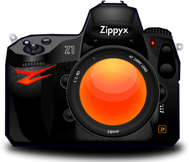 Zippyx Z1 Digital Camera Illustration PNG Image