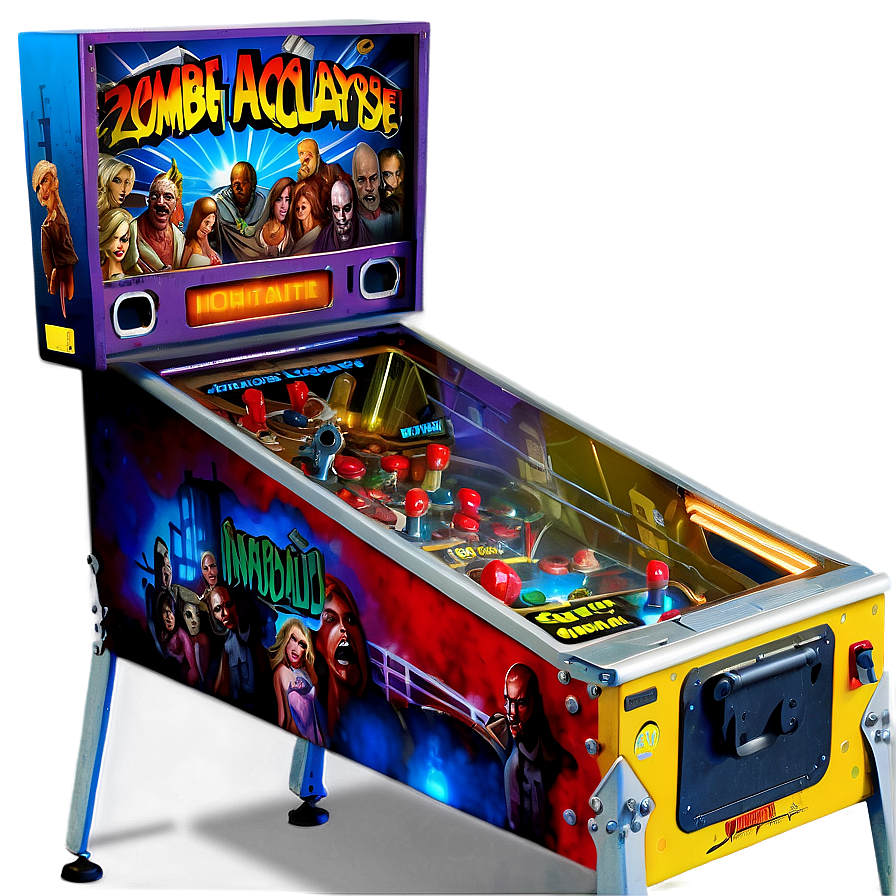 Zombie Apocalypse Pinball Png Dsw72 PNG Image