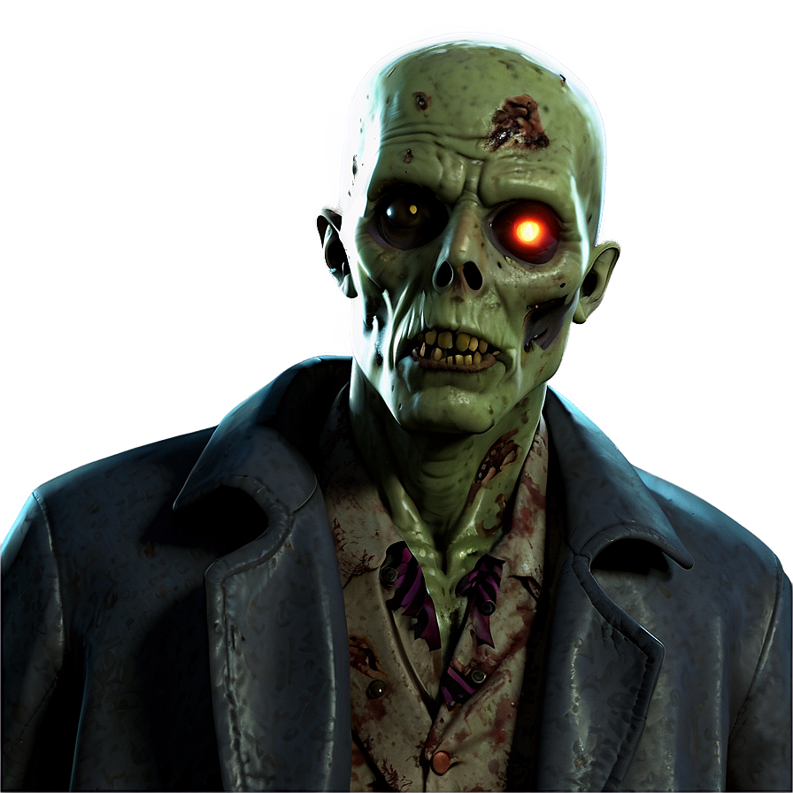 Zombie Detective Character Png Kkk PNG Image