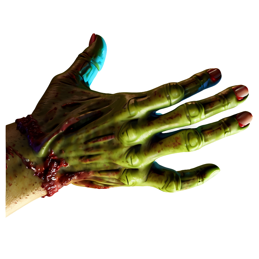 Zombie Hand Breakthrough Png Crs PNG Image