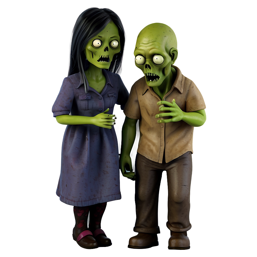 Zombie Love Story Png Fbc PNG Image